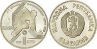 Bulgarie Lev Olympiade Calgary 1988, Hockey Spieler, BE, Cupro-nickel -