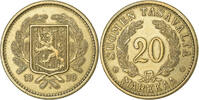 Finlande 20 Markkaa Bronze-Aluminium, KM:32 -