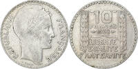 France 10 Francs Turin, Paris, Argent, Gadoury:801, KM:878 -