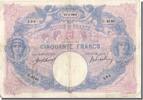 France 50 Francs Billet, 50 F 1889-1927 ''Bleu et Rose'', 1913-02-20 -
