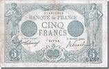 France 5 Francs Billet, 5 F 1912-1917 ''Bleu'', 1915-03-08 -