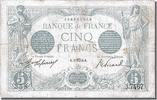 France 5 Francs Billet, 5 F 1912-1917 ''Bleu'', 1915-08-27 -