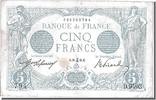 France 5 Francs Billet, 5 F 1912-1917 ''Bleu'', 1915-12-20 -
