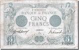 France 5 Francs Billet, 5 F 1912-1917 ''Bleu'', 1916-11-08 -