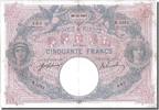 France 50 Francs Billet, 50 F 1889-1927 ''Bleu et Rose'', 1907-12-28 -