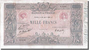 France 1000 Francs Billet, 1 000 F 1889-1926 ''Bleu et Rose'' -
