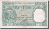France 20 Francs Billet, 20 F 1916-1919 ''Bayard'', 1916-08-09 -