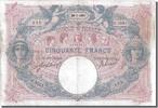 France 50 Francs Billet, 50 F 1889-1927 ''Bleu et Rose'', 1907-08-29 -