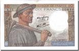 France 10 Francs Billet, 10 F 1941-1949 ''Mineur'', 1942-10-15 -