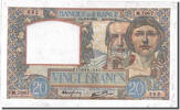 France 20 Francs Billet, 20 F 1939-1942 ''Science et Travail'' -