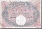 France 50 Francs Billet, 50 F 1889-1927 ''Bleu et Rose'', 1914-03-14 -