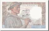 France 10 Francs Billet, 10 F 1941-1949 ''Mineur'', 1945-04-26 -