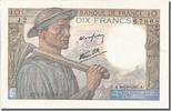 France 10 Francs Billet, 10 F 1941-1949 ''Mineur'', 1941-10-09 -