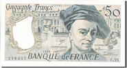 France 50 Francs Billet, 50 F 1976-1992 ''Quentin de La Tour'' -