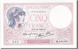 France 5 Francs Billet, 5 F 1917-1940 ''Violet'', 1939-10-05 -