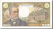 France 5 Francs Billet, 5 F 1966-1970 ''Pasteur'', 1968-08-01 -