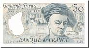 France 50 Francs Billet, 50 F 1976-1992 ''Quentin de La Tour'' -