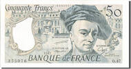 France 50 Francs Billet, 50 F 1976-1992 ''Quentin de La Tour'' -