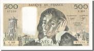 France 500 Francs Billet, 500 F 1968-1993 ''Pascal'', 1984-01-05 -