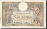 France 100 Francs Billet, 100 F 1908-1939 ''Luc Olivier Merson'' -