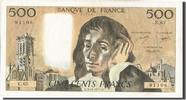 France 500 Francs Billet, 500 F 1968-1993 ''Pascal'', 1977-11-03 -