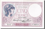 France 5 Francs Billet, 5 F 1917-1940 ''Violet'', 1940-12-05 -