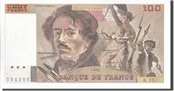 France 100 Francs Billet, 100 F 1978-1995 ''Delacroix'' -