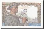 France 10 Francs Billet, 10 F 1941-1949 ''Mineur'', 1942-11-19 -