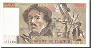 France 100 Francs Billet, 100 F 1978-1995 ''Delacroix'' -