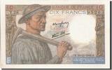 France 10 Francs Billet, 10 F 1941-1949 ''Mineur'', 1942-11-26 -