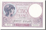 France 5 Francs Billet, 5 F 1917-1940 ''Violet'', 1920-12-06 -