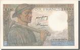 France 10 Francs Billet, 10 F 1941-1949 ''Mineur'', 1947-10-30 -