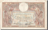 France 100 Francs Billet, 100 F 1908-1939 ''Luc Olivier Merson'' -