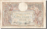 France 100 Francs Billet, 100 F 1908-1939 ''Luc Olivier Merson'' -