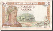 France 50 Francs Billet, 50 F 1934-1940 ''Cérès'', 1935-10-31 -