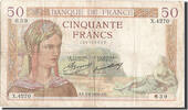 France 50 Francs Billet, 50 F 1934-1940 ''Cérès'', 1936-05-07 -