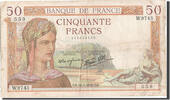 France 50 Francs Billet, 50 F 1934-1940 ''Cérès'', 1939-02-16 -