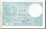 France 10 Francs Billet, 10 F 1916-1942 ''Minerve'', 1940-11-14 -