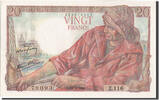 France 20 Francs Billet, 20 F 1942-1950 ''Pêcheur'', 1944-02-10 -