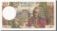 France 10 Francs Billet, 10 F 1963-1973 ''Voltaire'', 1973-06-07 -