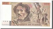 France 100 Francs Billet, 100 F 1978-1995 ''Delacroix'' -
