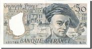 France 50 Francs Billet, 50 F 1976-1992 ''Quentin de La Tour'' -
