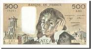 France 500 Francs Billet, 500 F 1968-1993 ''Pascal'', 1990-02-01 -