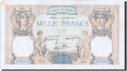 France 1000 Francs Billet, 1 000 F 1927-1940 ''Cérès et Mercure'' -