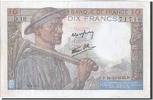 France 10 Francs Billet, 10 F 1941-1949 ''Mineur'', 1942-11-19 -