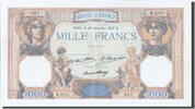 France 1000 Francs Billet, 1 000 F 1927-1940 ''Cérès et Mercure'' -