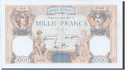 France 1000 Francs Billet, 1 000 F 1927-1940 ''Cérès et Mercure'' -