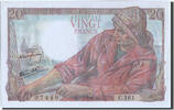 France 20 Francs Billet, 20 F 1942-1950 ''Pêcheur'', 1947-01-09 -