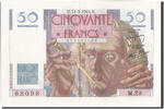 France 50 Francs Billet, 50 F 1946-1951 ''Le Verrier'', 1946-05-31 -