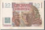 France 50 Francs Billet, 50 F 1946-1951 ''Le Verrier'', 1951-06-07 -